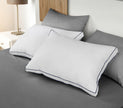 Utopia Bedding Bed Pillows for Sleeping Queen Size (Navy Hem), Set of 2, Cooling Hotel Quality, Gusseted Pillow for Back, Stomach or Side Sleepers 🍁 All In One Marketplace Canada