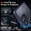 TOCOL Magnetic for iPhone 16 Pro Max Case, Upgraded Full Camera Protection, Fit for MagSafe, Rugged Phone Case for iPhone 16 Pro Max 6.9 Inch, Drop Protection, Anti-Scratch, Black 🍁 All In One Marketplace Canada