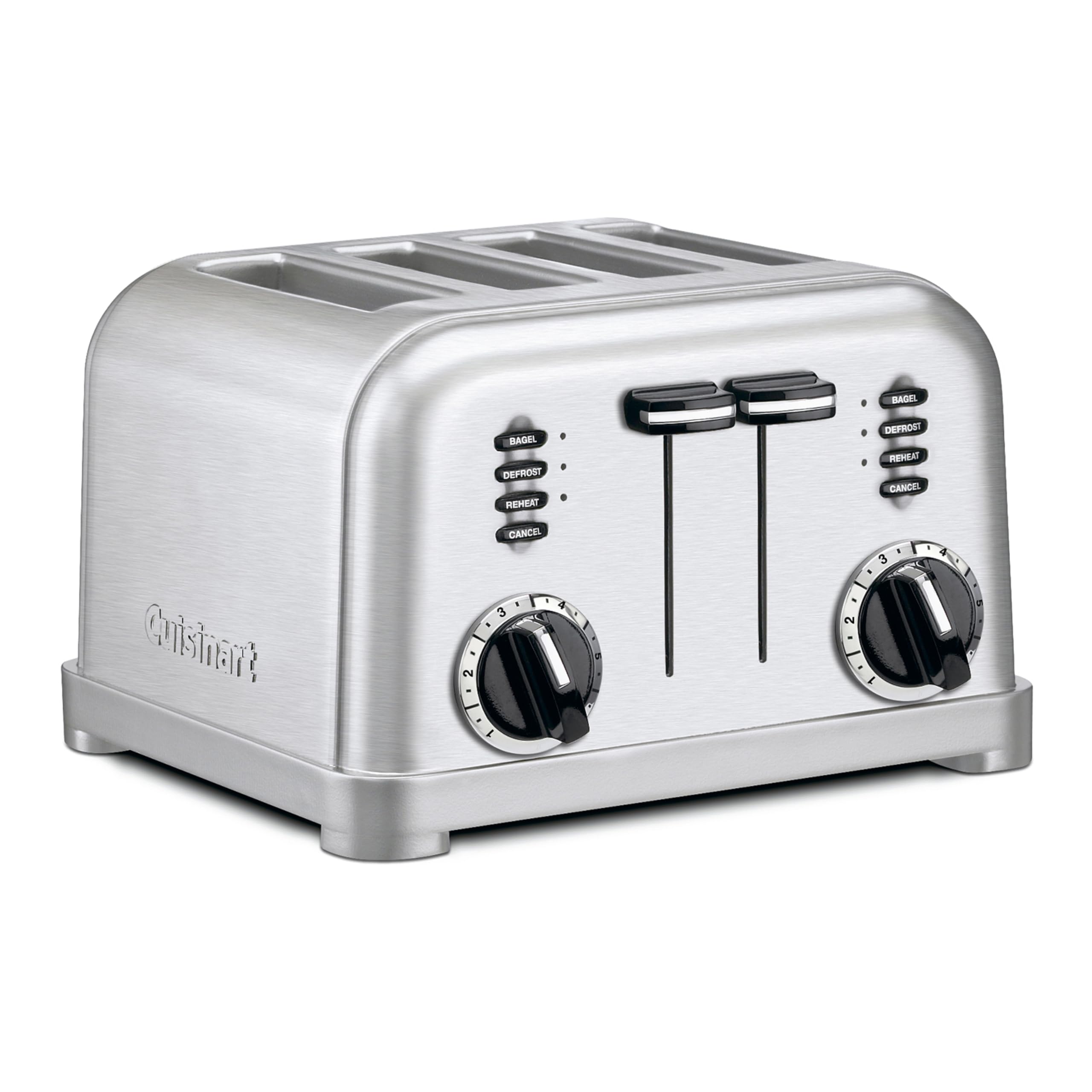 Cuisinart 4-Slice Toaster, 6-browning Levels, Brushed Silver (CPT-180C) 🍁 All In One Marketplace Canada