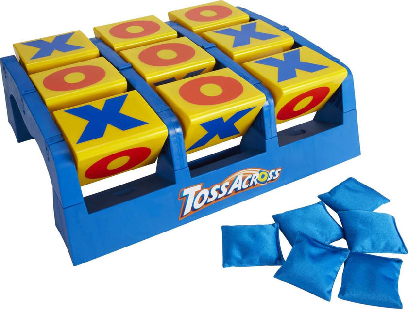 Mattel Games Toss Across Game, Beanbag Tic Tac Toe for 2 to 4 Players Ages 5 Years and Older 🍁 All In One Marketplace Canada