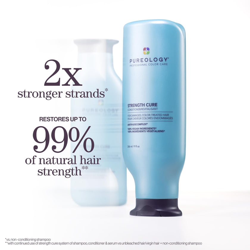 Pureology Strength Cure Conditioner, Strengthening Repair for Damaged Color-Treated Hair, Plant-Based Protein, Vegan, Sulfate-Free 🍁 All In One Marketplace Canada