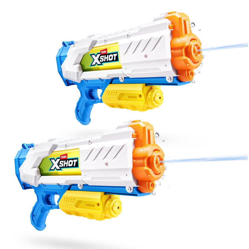 X-Shot Water Fast-Fill Medium Water Blaster (2 Pack) by ZURU, Watergun, 2 Pack X Shot Water Blaster (Fills with Water in just 1 Second!) 🍁 All In One Marketplace Canada