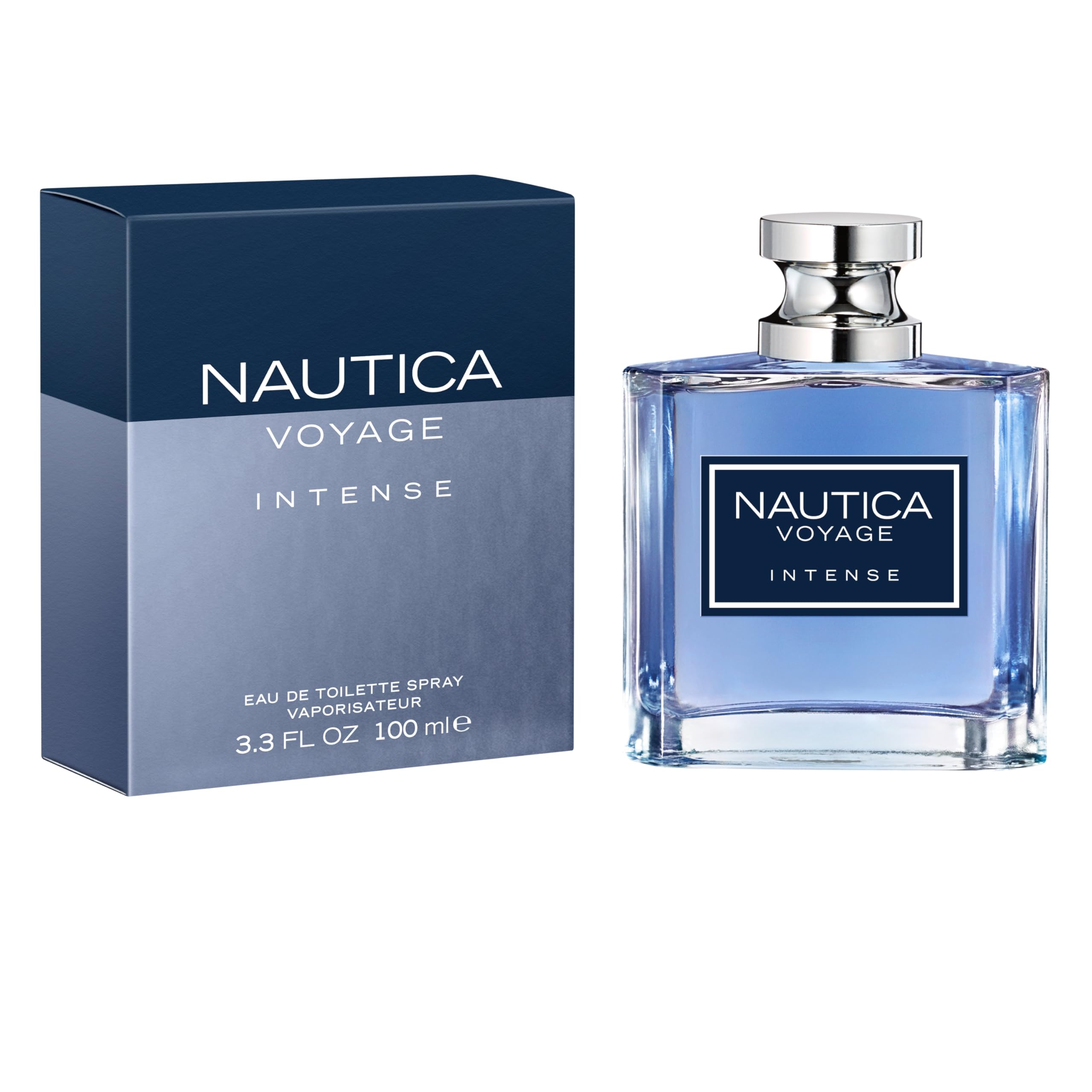 Nautica Voyage Intense Eau de Toilette for Men, Fresh, Aquatic Fougère, Masculine Fragrance,100ml 🍁 All In One Marketplace Canada