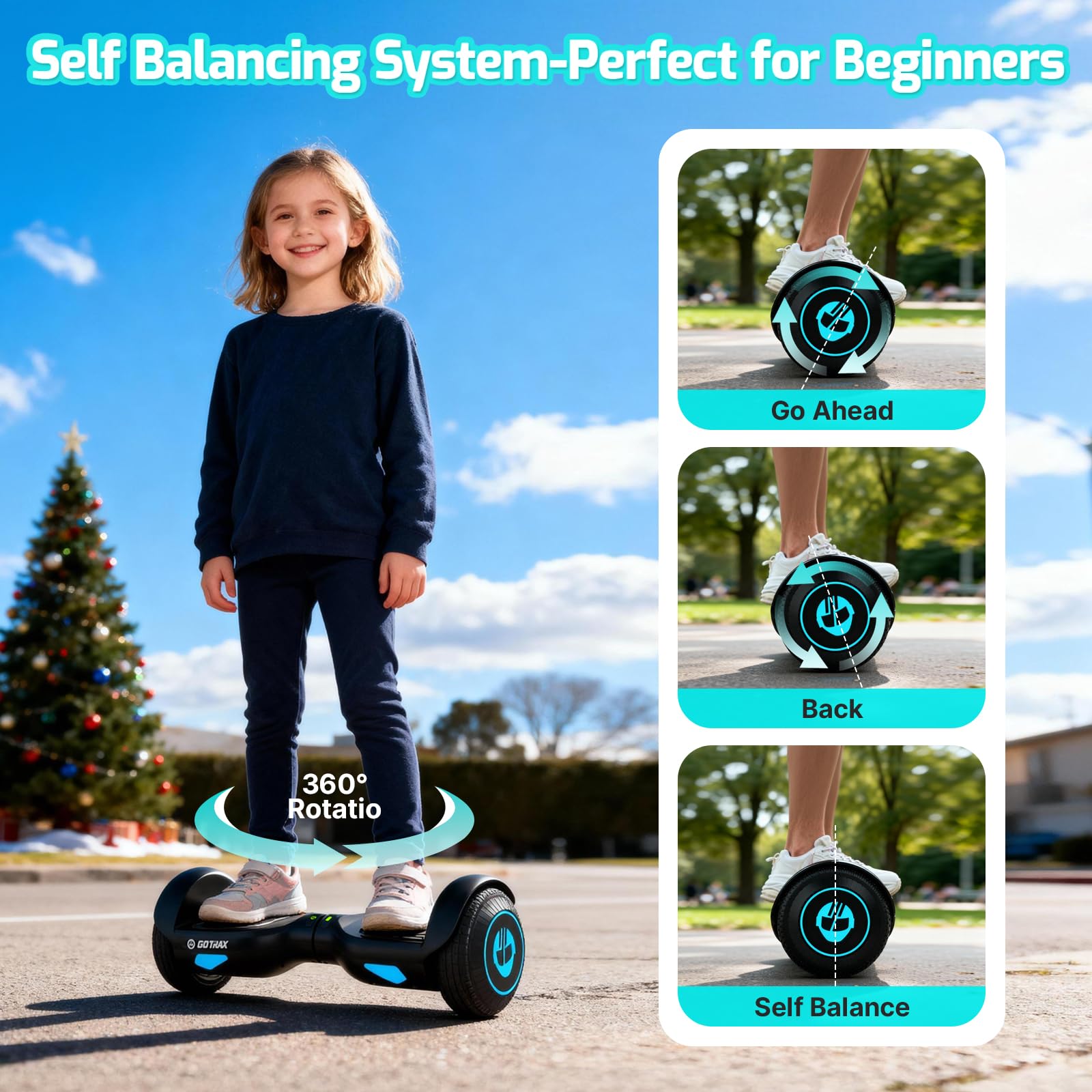Gotrax Edge Hoverboard with 6.5