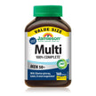 Jamieson 100% Complete Multivitamin For Men 50+, with Siberian Ginseng, Lutein, and More Magnesium. Supports Immunity, Energy, Overall Health, Eye Support, and Bone Health, Gluten-Free, One Per Day, 160 Caplets 🍁 All In One Marketplace Canada
