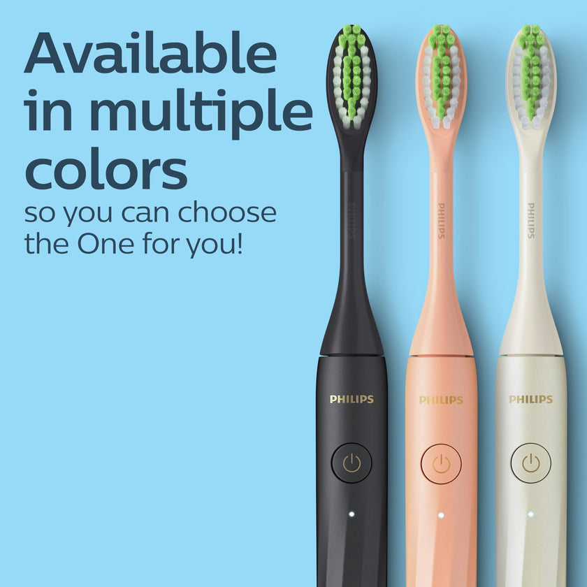 Philips One by Sonicare Rechargeable Toothbrush, 1 Brush Head, White 🍁 All In One Marketplace Canada