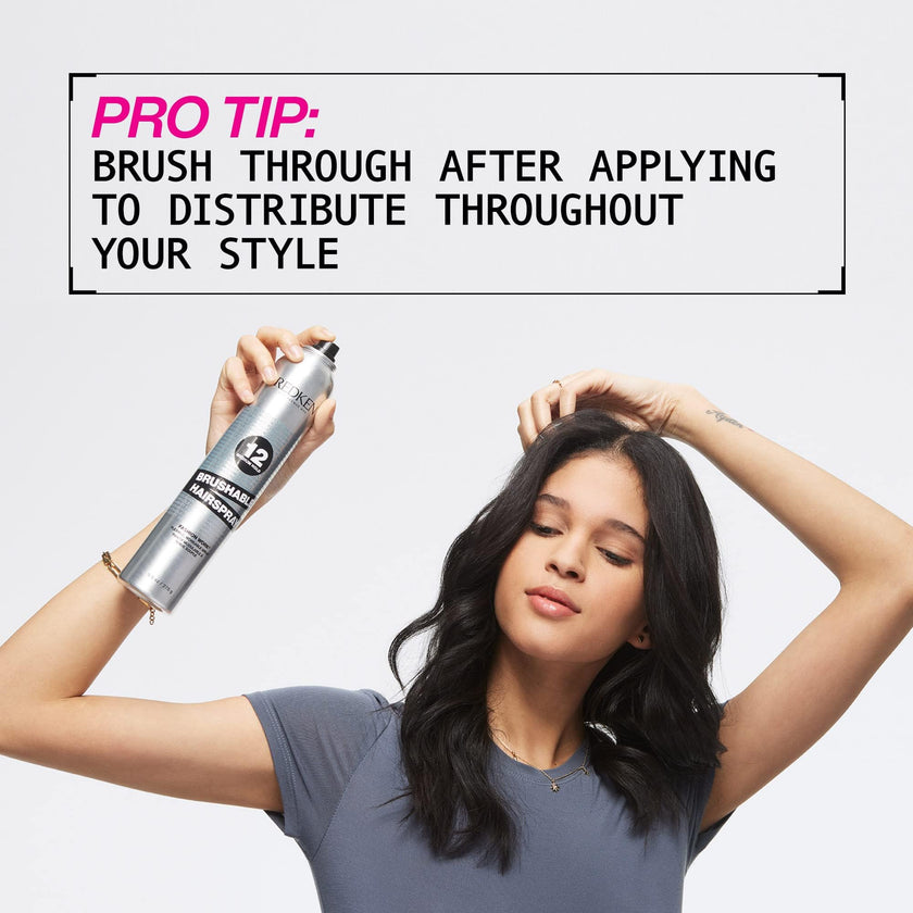 Redken Brushable Hairspray 12, Flexible Medium Hold, 278g 🍁 All In One Marketplace Canada