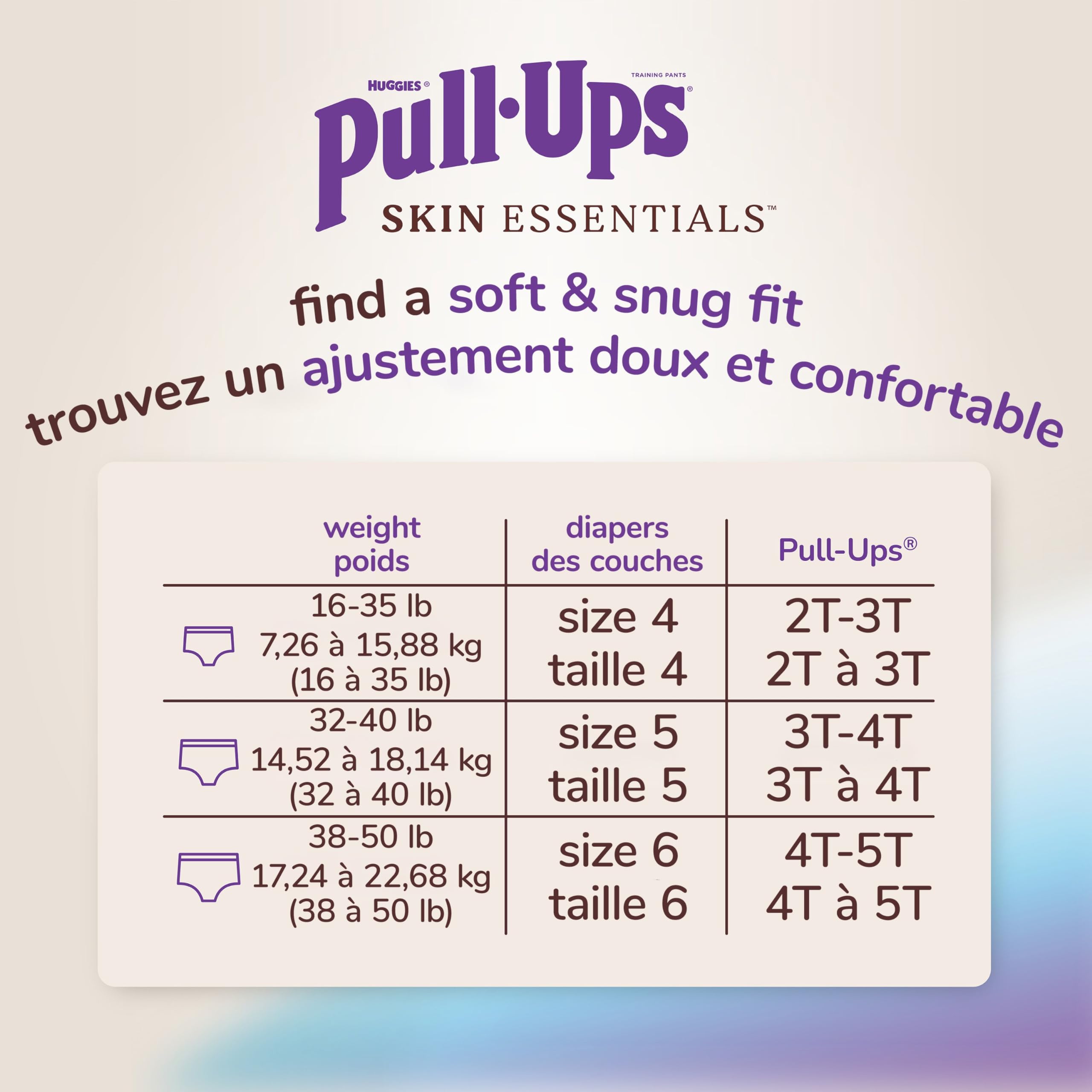 Pull-Ups Boys' Skin Essentials Potty Training Pants, 2T-3T, 60 Ct 🍁 All In One Marketplace Canada
