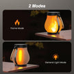 Hompavo Gen2 Solar Lanterns Outdoor with Ultra-Real Flame, Dual Charging (USB/Solar) & 2 Mode - Waterproof Decorative Hanging/Table Lights for Yard Patio Garden Birthday Mothers Day Gifts for Women, 2 🍁 All In One Marketplace Canada