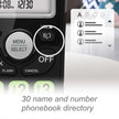 VTech VG104-11 DECT 6.0 Cordless Phone for Home with Answering Machine, Blue-White Backlit Display, Backlit Buttons, Full Duplex Speakerphone, Caller ID/Call Waiting, Reliable 1000 ft Range (Black) 🍁 All In One Marketplace Canada