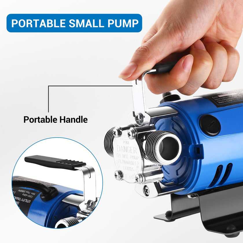 Water Transfer Pump: DEKOPRO Transfer Pump Electric Water Pump Utility Pump Rain Barrel Garden Hose Pump 115V 🍁 All In One Marketplace Canada