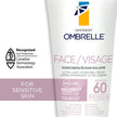 Garnier Ombrelle Ultra Light Face Sunscreen Lotion SPF 60, Broad Spectrum UVA/UVB Very High Protection, For Sensitive Skin, Travel size, Non-Greasy, Non-Sticky, Water Resistant, 75ml 🍁 All In One Marketplace Canada