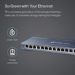 TP-Link 16 Port Gigabit Ethernet Network Switch, Desktop and Wall-Mount, Fanless, Sturdy Metal with Shielded Ports, Traffic Optimization, Unmanaged, Limited Lifetime Protection (TL-SG116) 🍁 All In One Marketplace Canada