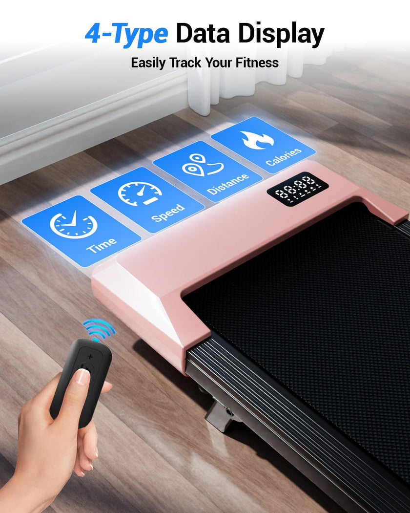 Superun Walking Pad,6% Manual Incline Walking Pad Treadmill,Under Desk Treadmill for Home Office, with App & Remote,2.5HP Quiet,LED Display,300 lbs Capacity 🍁 All In One Marketplace Canada
