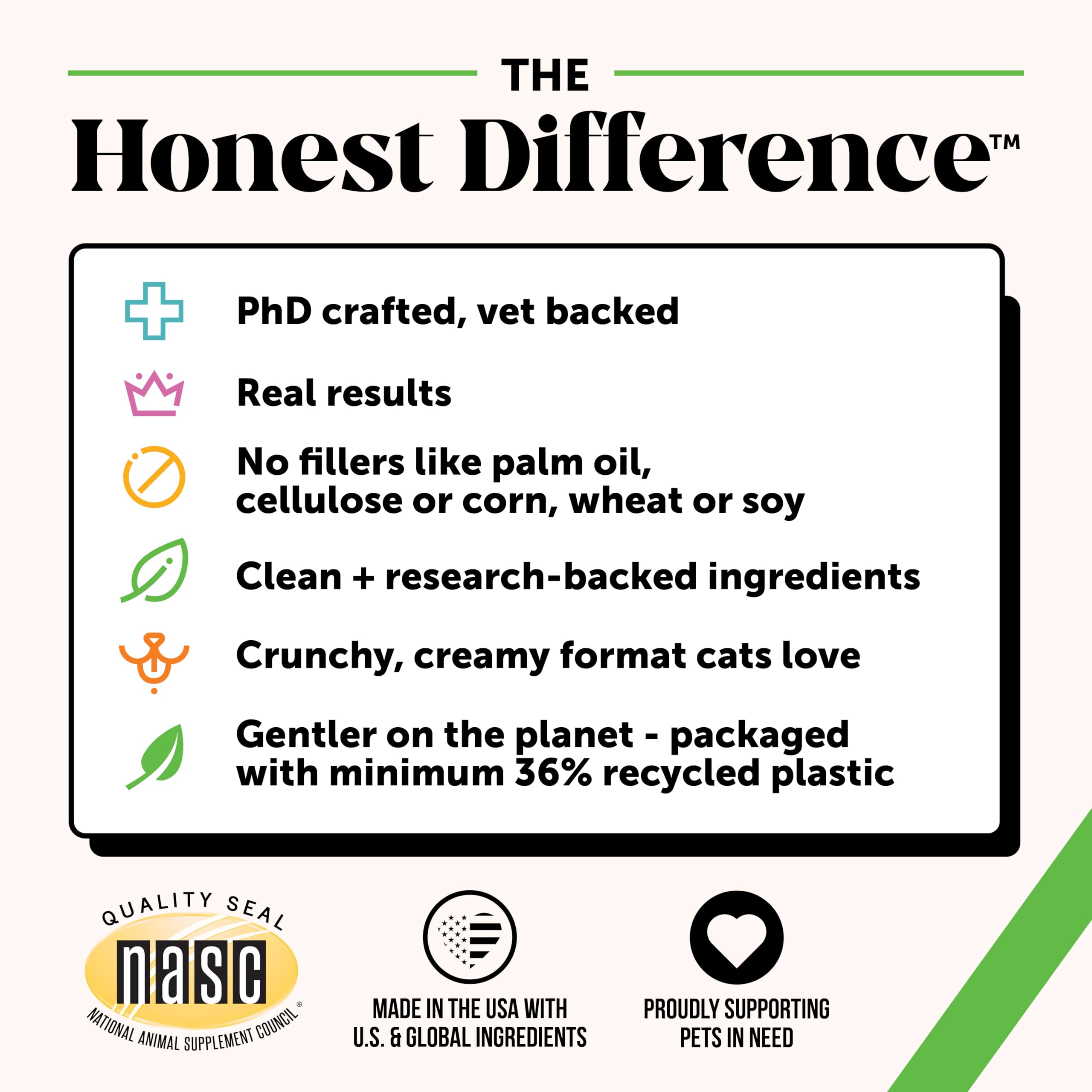 Cat Hairball Support Crunchy & Creamy Chews, Hairball Remedy Treats, Cat Furball Treatment, Supports Skin & Coat, Vitamins for Digestion, Chicken (30-Day Supply) 🍁 All In One Marketplace Canada