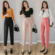 Tapered Trousers Women's Slim Harem Suit Trousers