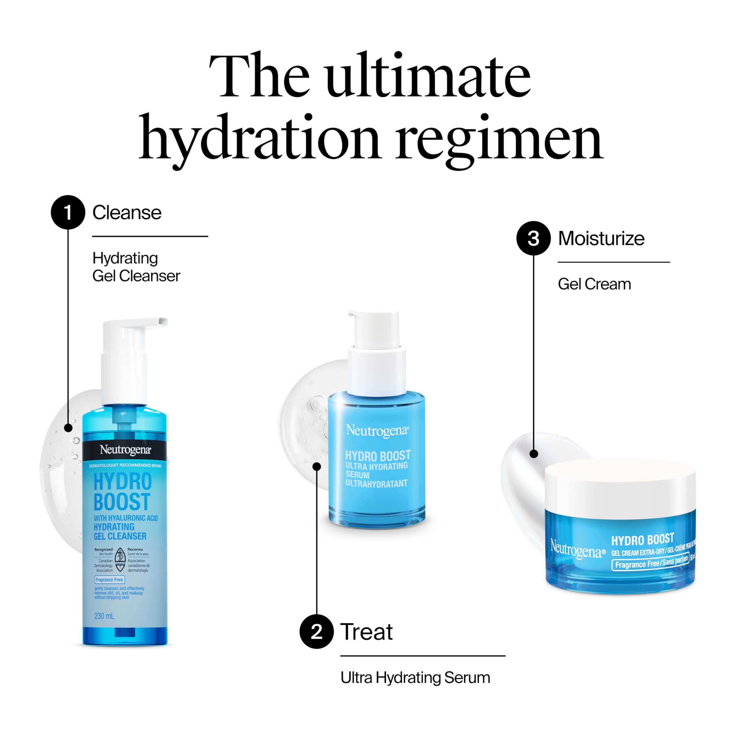 Neutrogena Fragrance Free Hydro Boost Gel Cream for Extra Dry Skin, Hyaluronic Acid Face Moisturizer for Extra-Dry Skin, Sensitive & Acne-Prone Skin Provides Long Lasting Hydration, Non-Comedogenic, 50ml 🍁 All In One Marketplace Canada