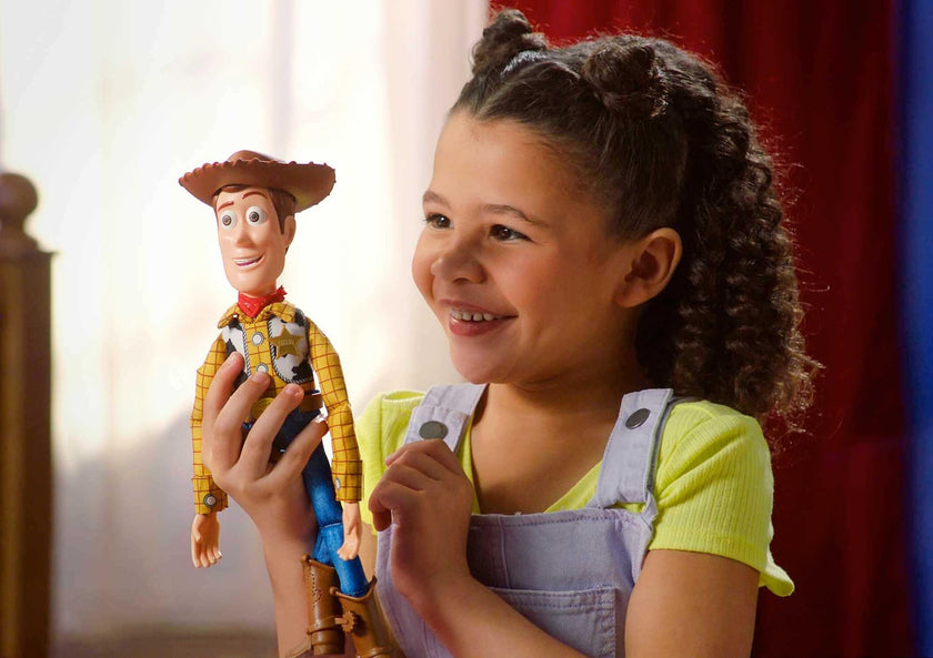Mattel Disney Pixar Toy Story Talking Woody Action Figure & Accessory, Roundup Fun 12-inch Collectible with 30+ Sounds & Phrases 🍁 All In One Marketplace Canada