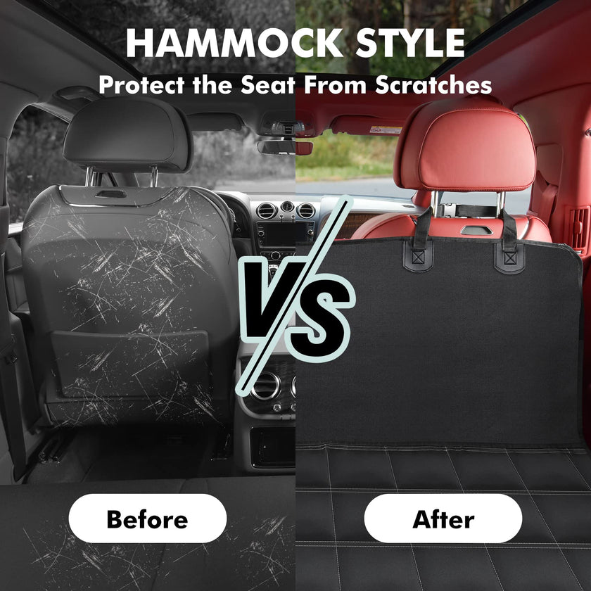 Dog Car Seat Cover, Multifunctional Dog Hammock for Back Seat,Waterproof Car Seat Protector, Scratch Proof Dog Seat Cover for Back Seat, Nonslip Seat Covers for SUV,Trucks, Cars 🍁 All In One Marketplace Canada