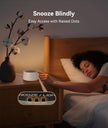 Dreamegg D1 Nova Sound Machine - White Noise Machine Alarm Clock with 25 Soothing Sounds, 10 Night Lights for Baby Adult, Dimmable, 7 Alarm Sounds, Timer, Noise Machine for Sleeping, Bedroom, Travel 🍁 All In One Marketplace Canada