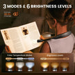 Glocusent Book Light, 3 Color Temperatures Reading Light, Bendable Neck Light, 80 Hrs Lasting Rechargeable Book Light for Reading in Bed, Knitting, Camping, Repairing, Avid Reader Gift 🍁 All In One Marketplace Canada