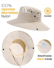 FURTALK Sun Hat for Women Men UV Protection Safari Hat Womens Summer Wide Brim Packable UPF50 Hiking Fishing Cowboy Style hat Beige 🍁 All In One Marketplace Canada