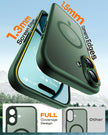 TOCOL for iPhone 17 Case, Full Camera Protection, Built-in Magnetic Ring, Compatible with Magsafe, Drop Protection, Translucent Matte Phone Case for iPhone 17 6.3 inch (Alpine Green) 🍁 All In One Marketplace Canada