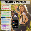Smart Watch for Men Women with Bluetooth Call, Alexa Built-in, Heart Rate & Sleep Monitor, 1.83