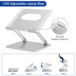 Besign LS10 Laptop Stand for Desk, Ergonomic Adjustable Notebook Tablet Stand, Riser Holder Computer Stand Compatible with Air, Pro, Dell, HP, Lenovo More 10-14