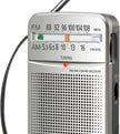 Panasonic RF-P50 Pocket AM/FM Radio, Silver, Without Headphone (RFP50) 🍁 All In One Marketplace Canada