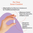 NewLife Naturals - Medical Grade Boric Acid Vaginal Suppositories - 600mg - 100% Pure Womens pH Balance Pills - Yeast Infection & Bacterial Vaginosis - 30 Capsules: Made in USA 🍁 All In One Marketplace Canada