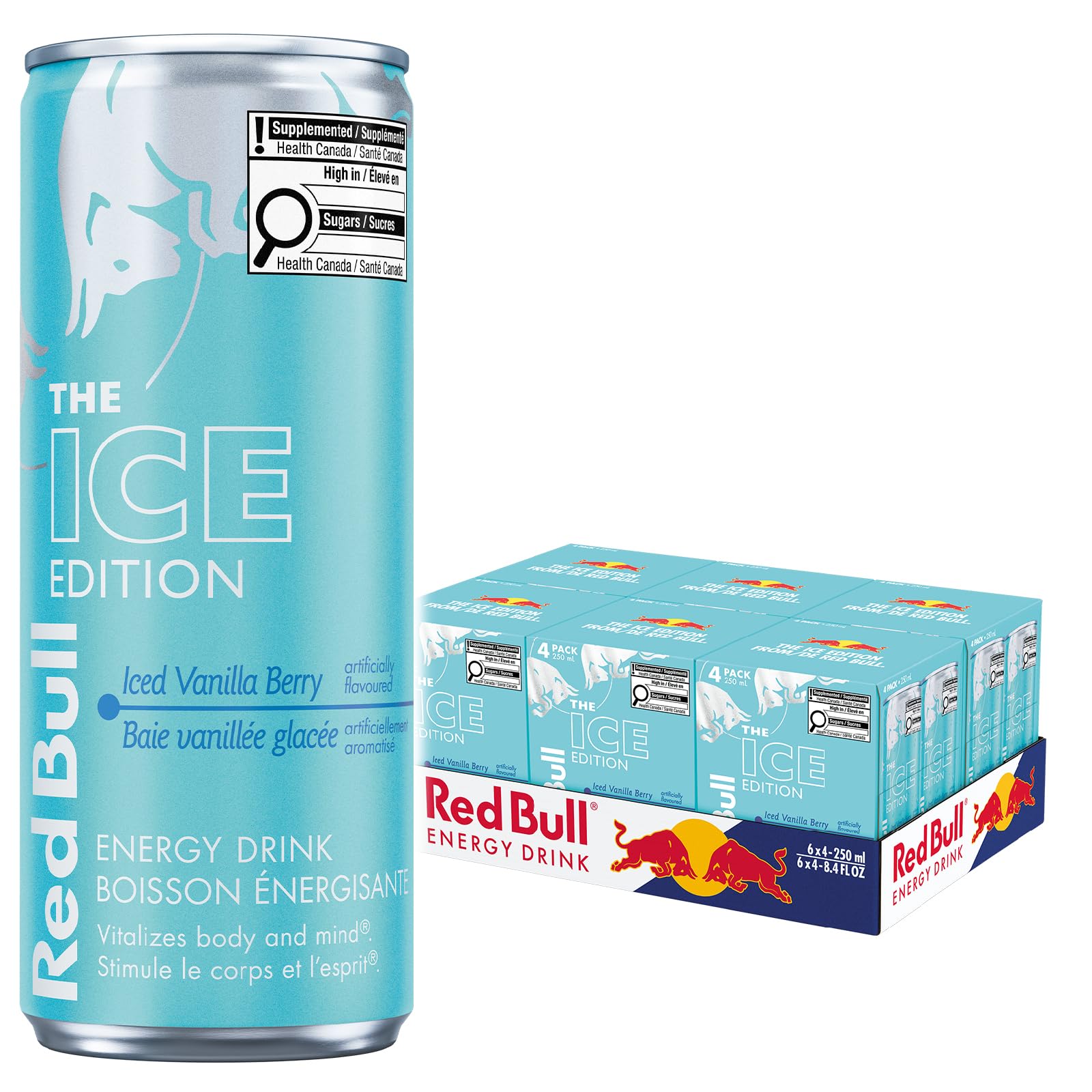 Red Bull Energy Drink, Iced Vanilla Berry, 250ml (24 pack) 🍁 All In One Marketplace Canada