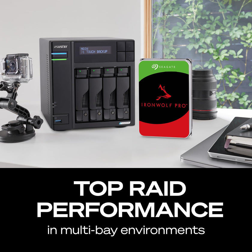 Seagate IronWolf Pro 12 TB Enterprise NAS Internal HDD – CMR 3.5 Inch, SATA 6 Gb/s, 7200 RPM, 256 MB Cache for RAID Network Attached Storage (ST12000NTZ01/ST12000NT001) 🍁 All In One Marketplace Canada