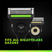 Gillette Mens Razor Blade Refills with Exfoliating Bar by GilletteLabs, Compatible Only with GilletteLabs Razors with Exfoliating Bar and Heated Razor, 4 Razor Blade Cartridges 🍁 All In One Marketplace Canada