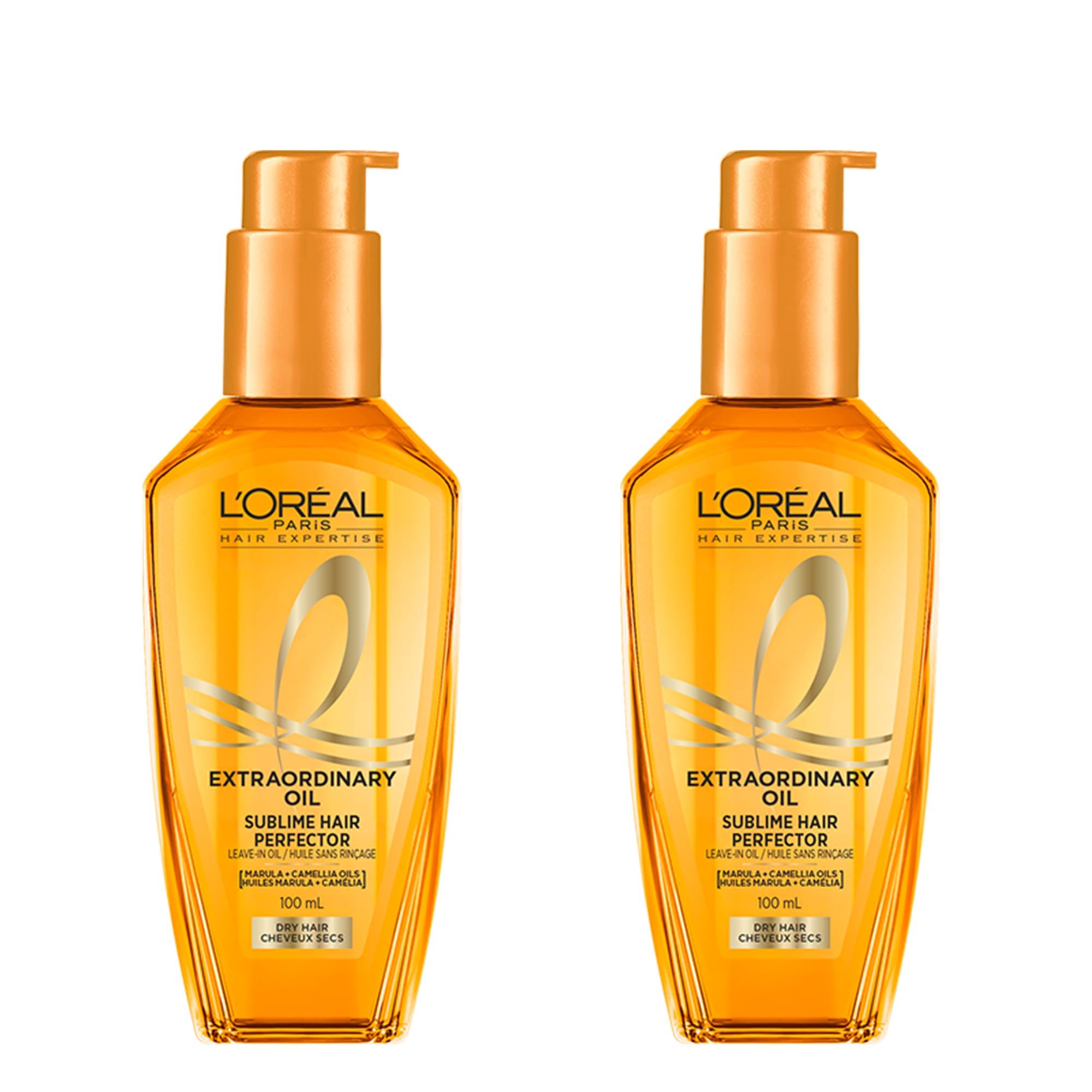 L'Oréal Paris Hair Expertise Extraordinary Oil Sublime Hair Perfector, Hair Serum, Pack of 2, 200ml 🍁 All In One Marketplace Canada