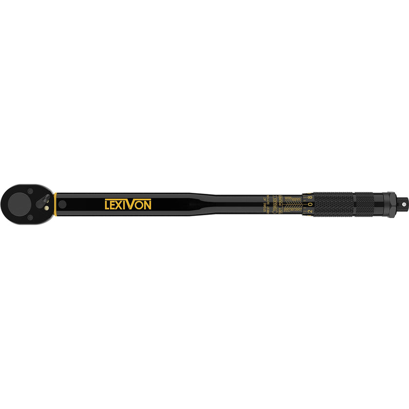 LEXIVON Torque Wrench 1/2-Inch Drive Click 10~150 Ft-Lb/13.6~203.5 Nm (LX-183) 🍁 All In One Marketplace Canada