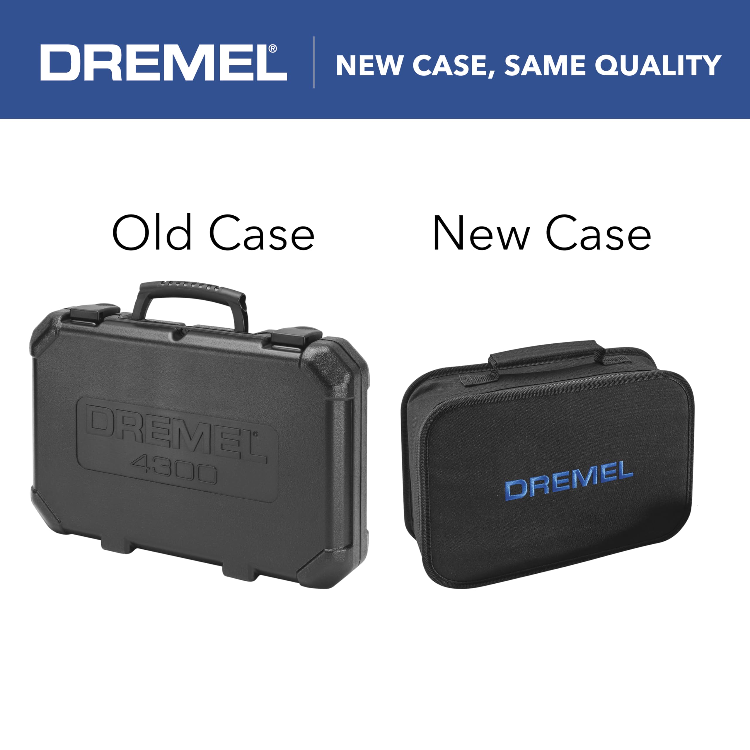 Dremel 4300-5/40 High Performance Rotary Tool Kit with LED Light- 5 Attachments & 40 Accessories- Engraver, Sander, and Polisher- Perfect for Grinding, Cutting, Wood Carving, Sanding, and Engraving 🍁 All In One Marketplace Canada