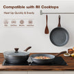 SENSARTE Nonstick Frying Pan Skillet, Swiss Granite Coating Omelette Pan, Healthy Stone Cookware Chef's Pan, PFOA Free (8/9.5/10/11/12.5 Inch) (8 Inch) 🍁 All In One Marketplace Canada
