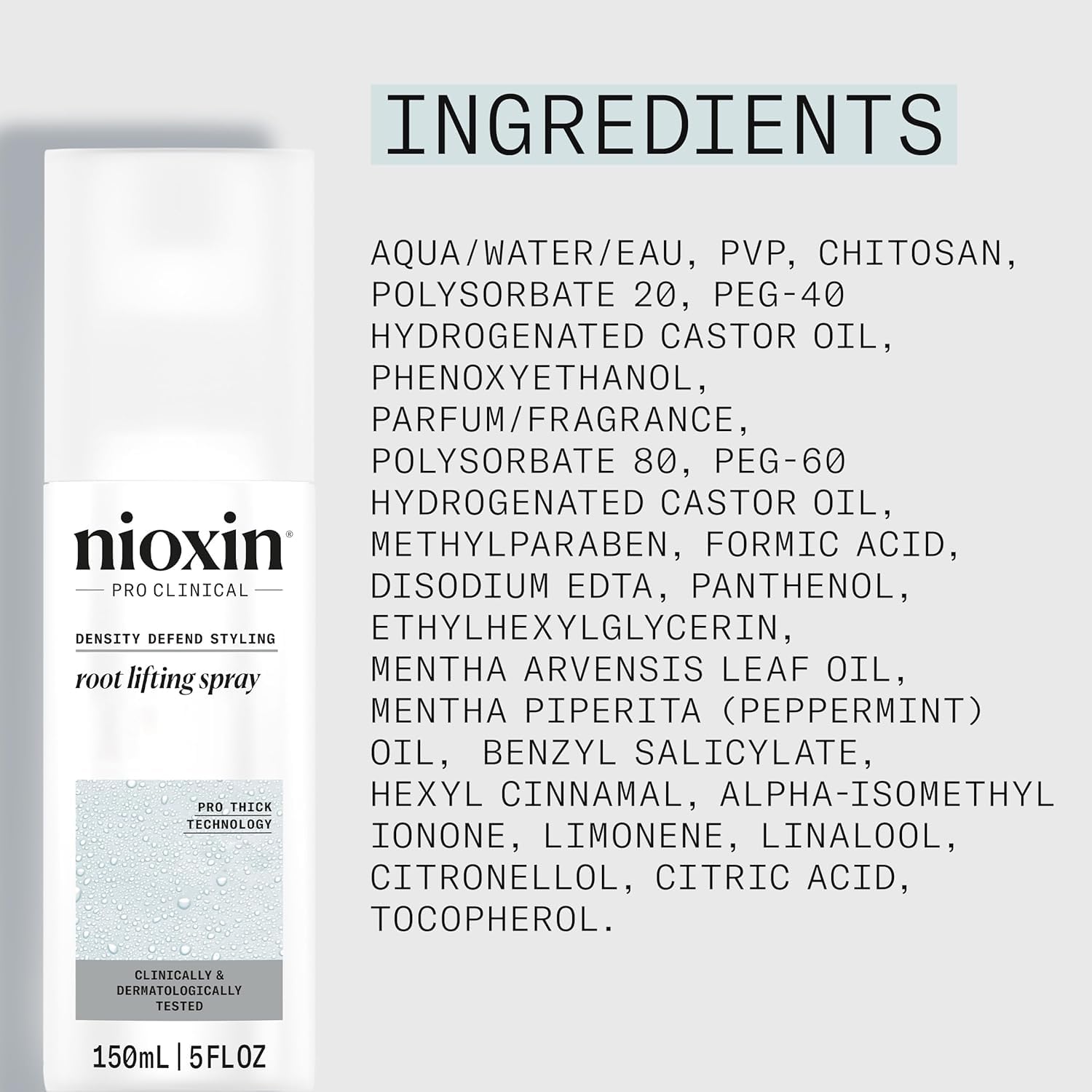 Nioxin Density Defend Styling Root Lifting Spray | Hair Thickening Spray | Texturizes and Volumizes| 5.1 Fl Oz | 150 ml 🍁 All In One Marketplace Canada