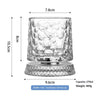 Luxury Spinning Glass with Crystal Base – Stress-Relieving Rotating Cup, 9 Styles