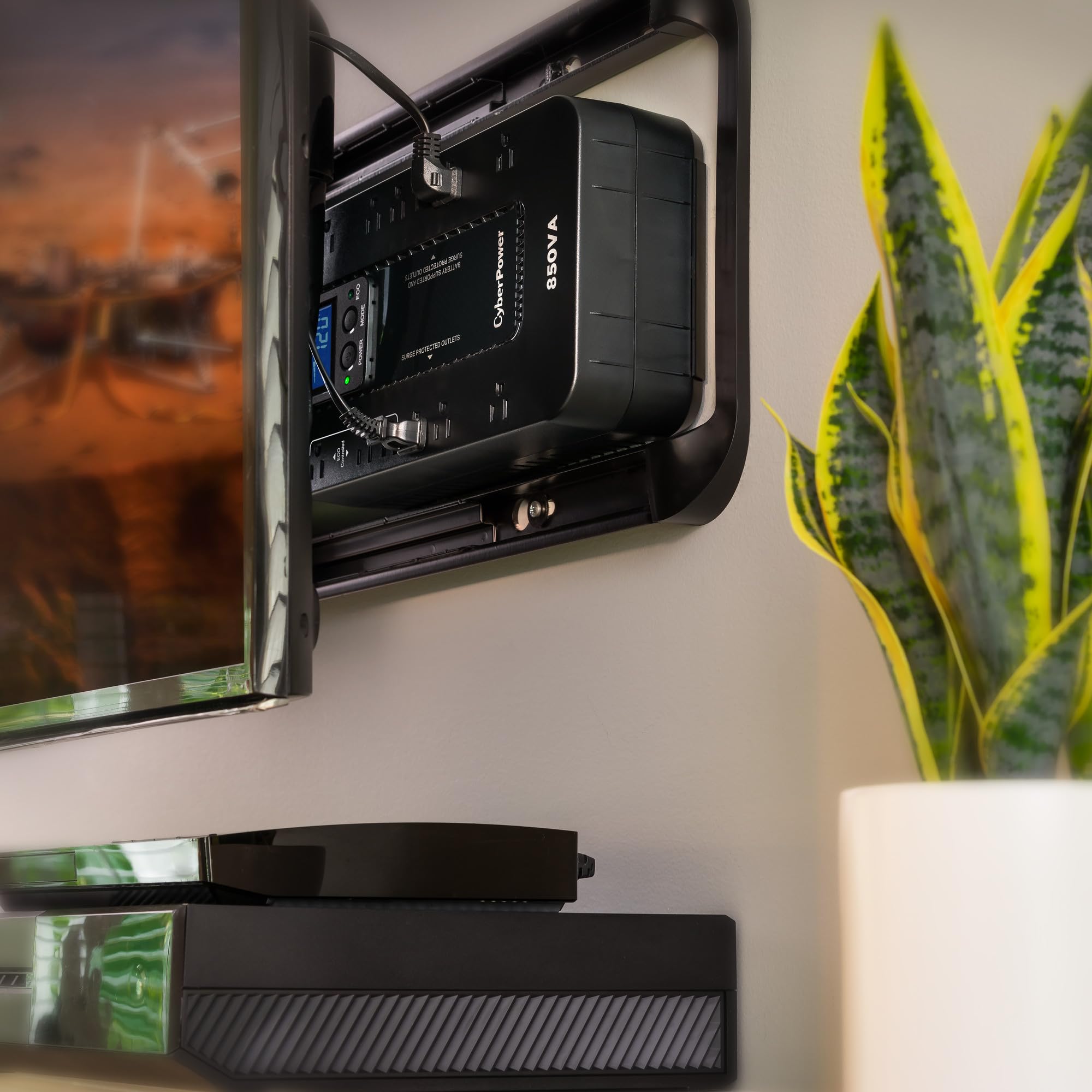 CyberPower EC850LCD Ecologic Battery Backup & Surge Protector UPS System, 850VA/510W, 12 Outlets, ECO Mode, Compact, Uninterruptible Power Supply 🍁 All In One Marketplace Canada