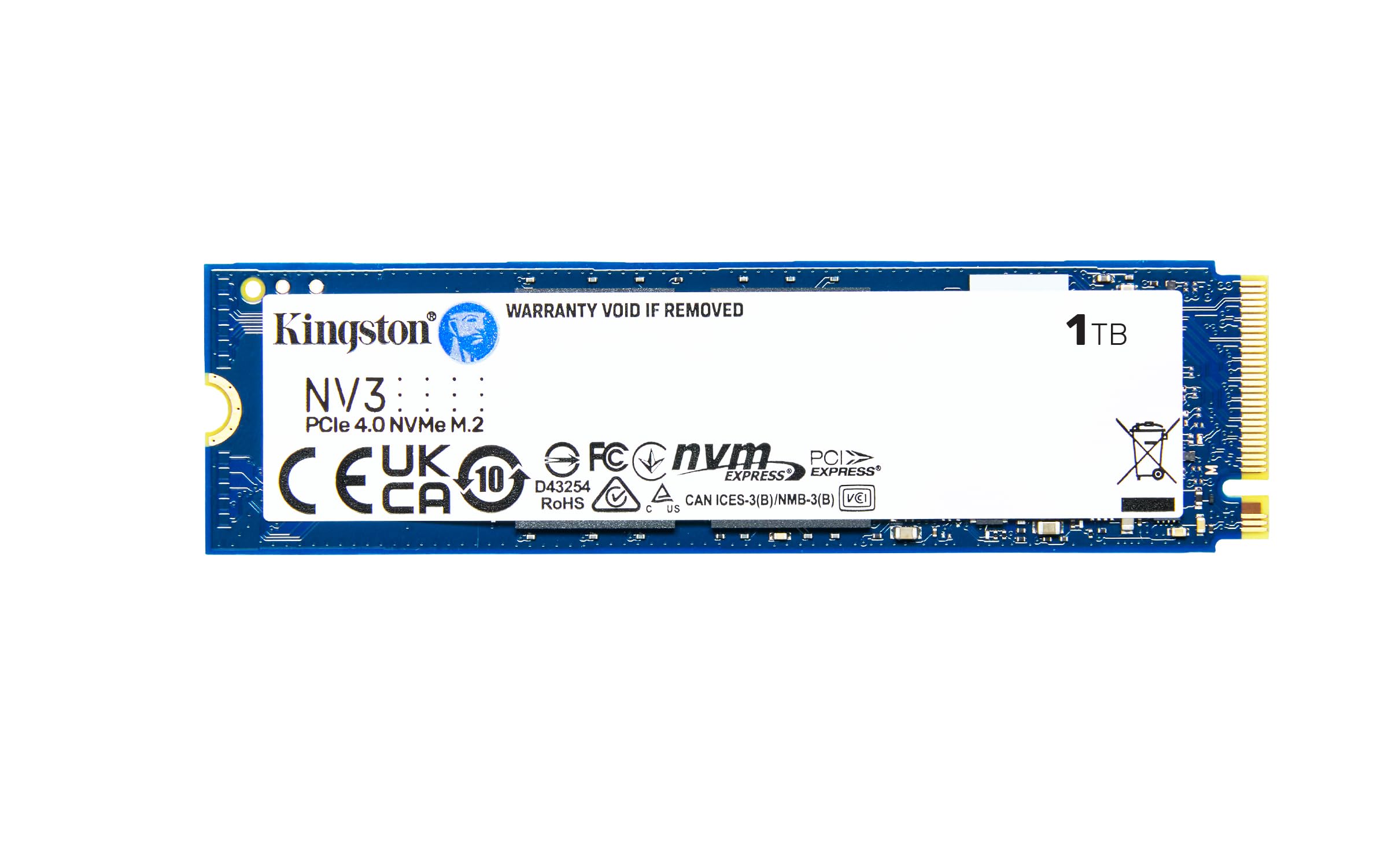 Kingston NV3 1TB M.2 2280 NVMe SSD | PCIe 4.0 Gen 4x4 | Up to 6000 MB/s | SNV3S/1000G 🍁 All In One Marketplace Canada