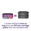 Litter Genie XL+ Pail – Ideal for Multi cat Homes - Includes one Jumbo 24ft cat Litter Bags Refill, Scoop, and Scoop Holder 🍁 All In One Marketplace Canada