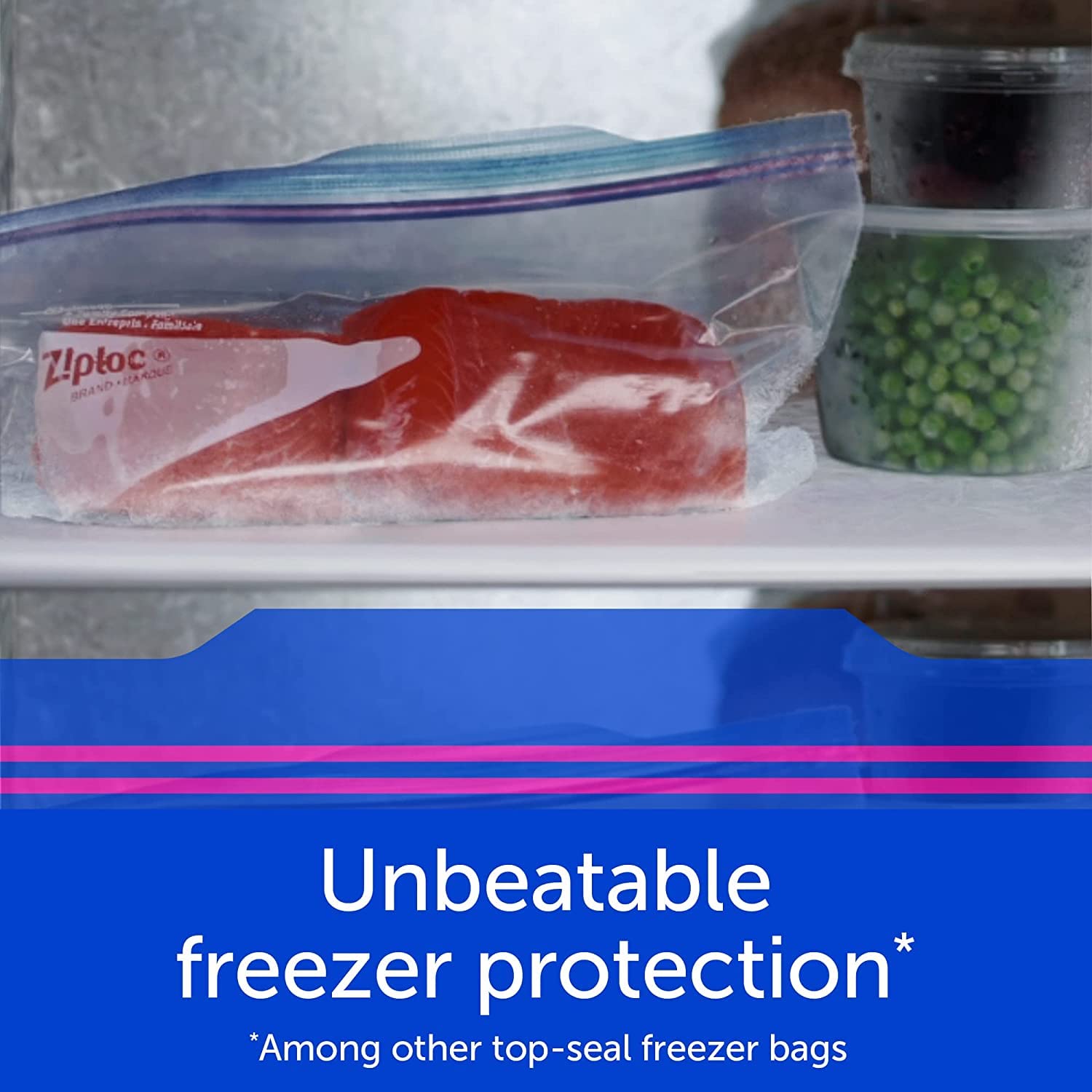 Ziploc Extra Large Food Storage Freezer Bags with Double Zipper Seal and Easy Open Tabs, 30 Count 🍁 All In One Marketplace Canada