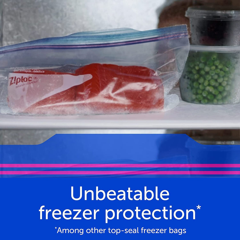 Ziploc Extra Large Food Storage Freezer Bags with Double Zipper Seal and Easy Open Tabs, 30 Count 🍁 All In One Marketplace Canada