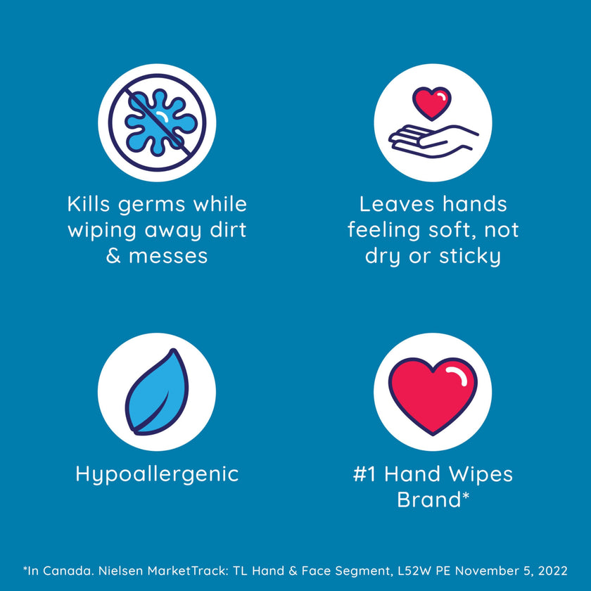 Wet Ones Antibacterial Fresh Scent Hand Wipes| Travel |Hand Sanitizer Wipes, Travel Essentials, 40‑Count Canisters, Pack of 6 🍁 All In One Marketplace Canada