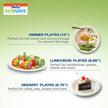 Hefty ECOSAVE Compostable Disposable Paper Plates Lunch 8.86