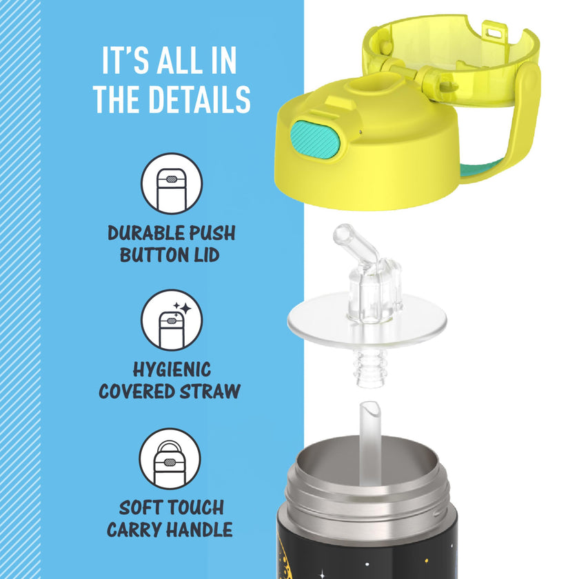 THERMOS FUNTAINER Water Bottle with Straw, 14oz, Out of This World 🍁 All In One Marketplace Canada