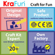 KRAFUN My First Sewing Kit for Kids Age 5+ Beginner Art & Craft, Includes 7 Easy Projects Dolls, Pillows, Bag, Instruction & Plush Felt Materials for Learn to Sew, Embroidery Skills 🍁 All In One Marketplace Canada