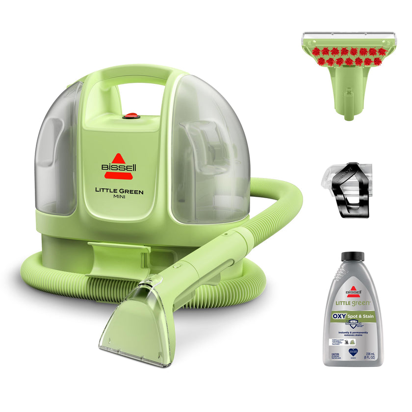 BISSELL Little Green Mini Corded Portable Carpet and Upholstery Deep Cleaner, Car Detailer, Lightest Little Green at 7 lbs, Tough Stain Tool, HydroRinse Tool, OXY Formula, 4075B 🍁 All In One Marketplace Canada